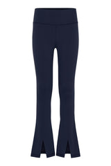 Adele Split Flare Leggings Navy