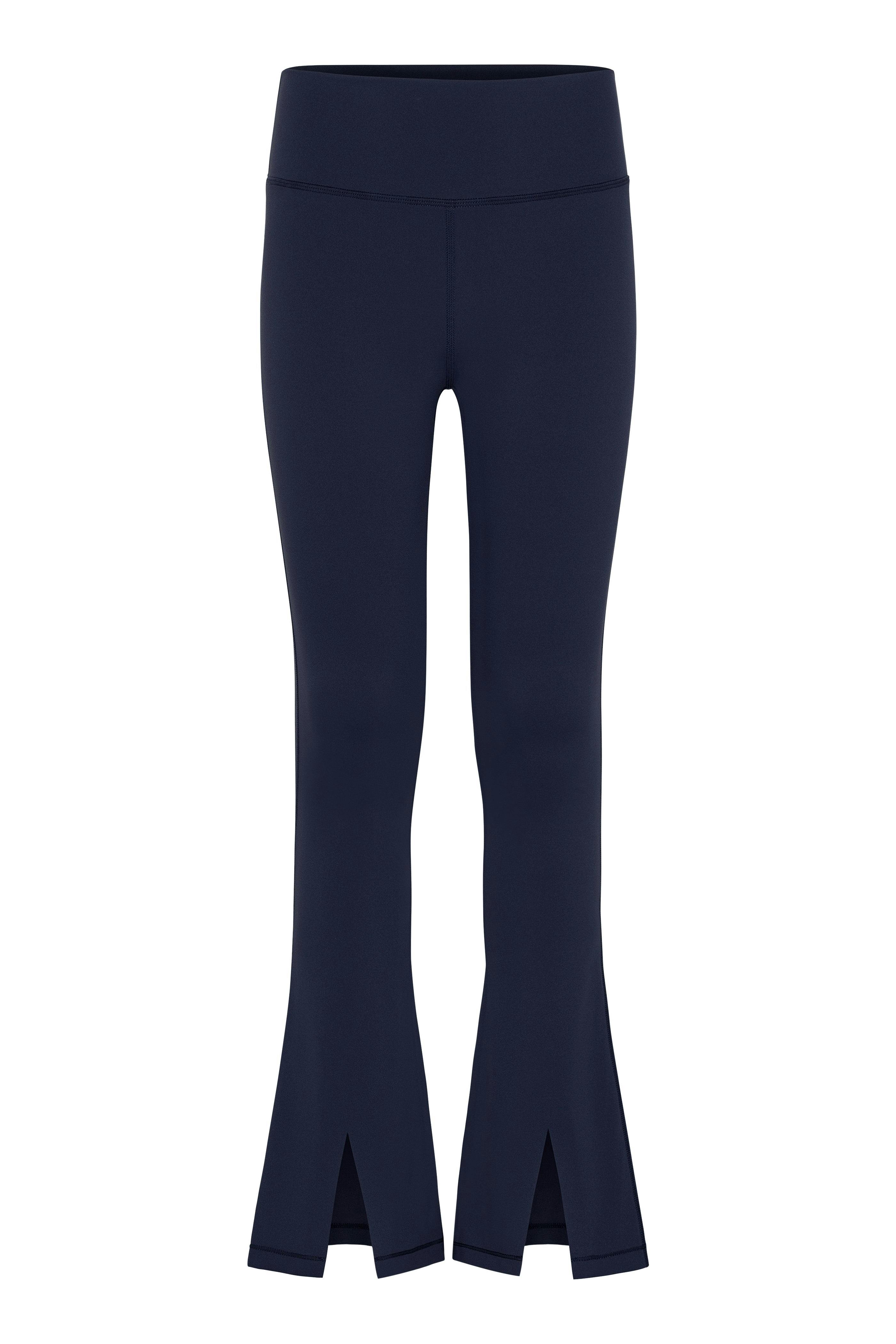 Adele Split Flare Leggings Navy