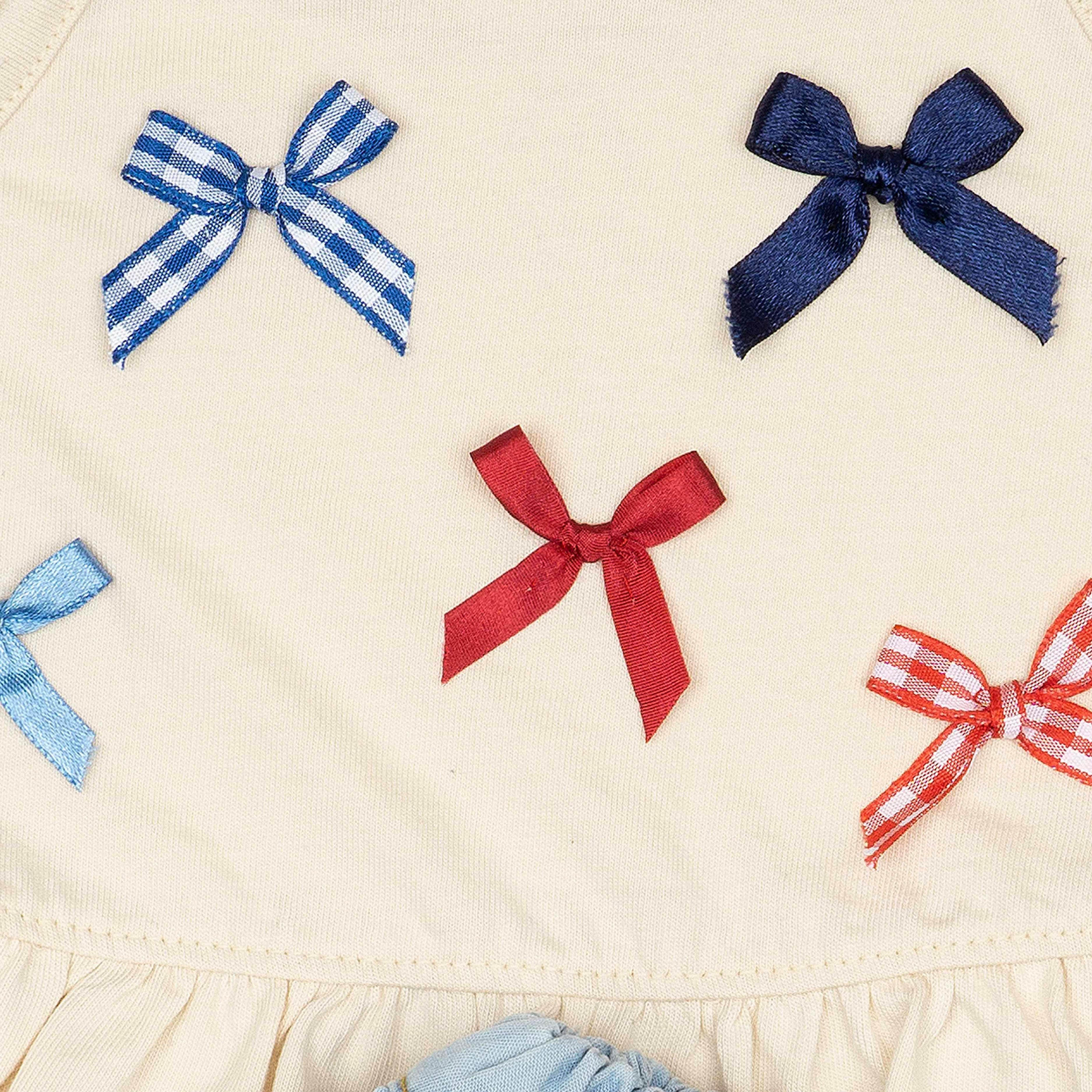 Ruffle Bloomer Set in Denim