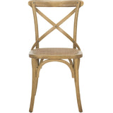 Set of 2 Franklin X Back Farmhouse Chairs