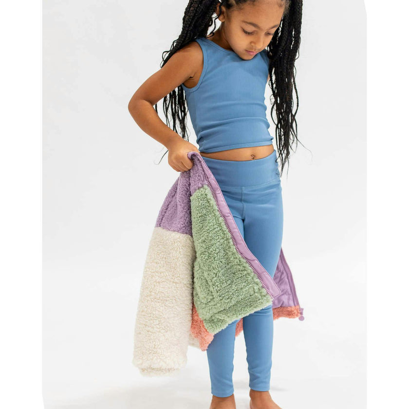 Color Block Fleece Jacket