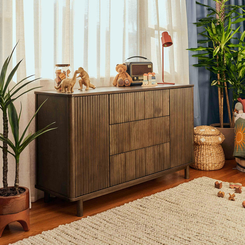 Pogo Tambour Extra Wide Assembled Dresser (58")
