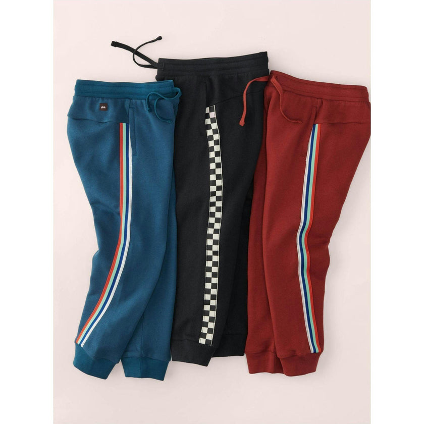 Stripe-Out Joggers, Blue