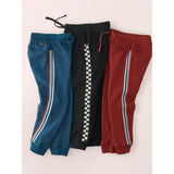 Stripe-Out Joggers, Blue