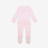 Remi Footie Ruffled Zippered One Piece