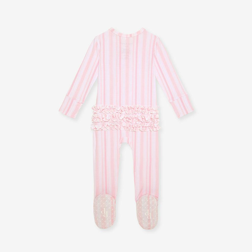 Remi Footie Ruffled Zippered One Piece