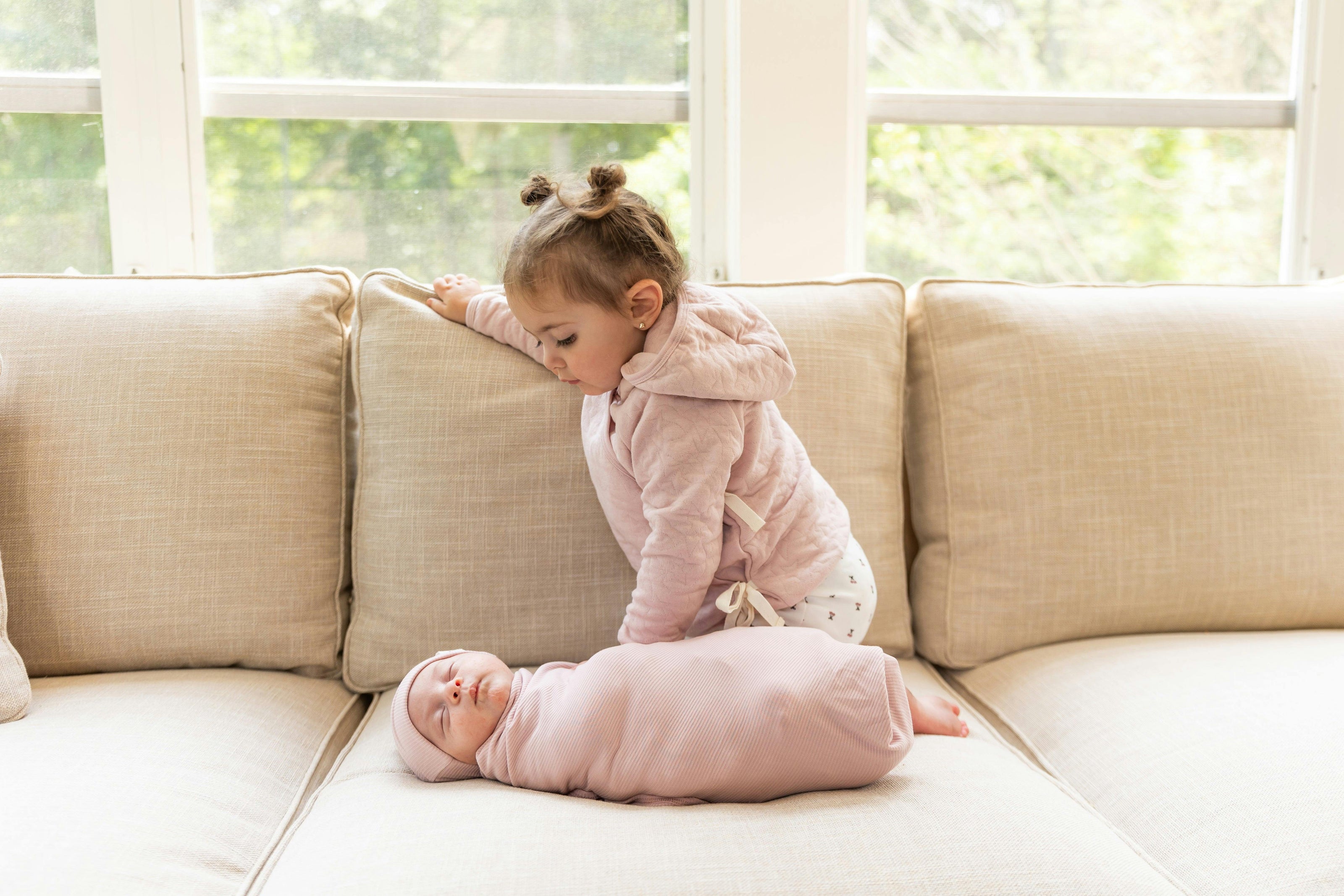 Bebe Bella Ribbed Blanket and Hat Two Piece Set
