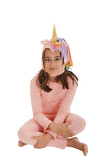 Sunrise Peach Unicorn Pajama Costume
