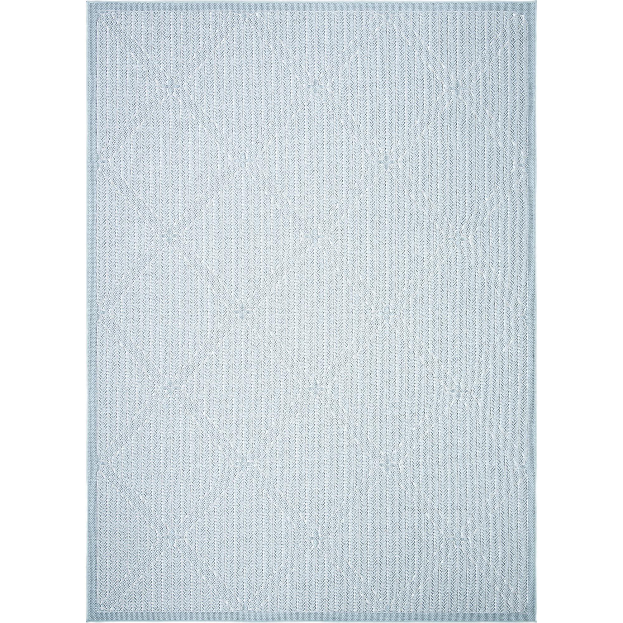 Bermuda Sienna Indoor/Outdoor Rug, Light Blue