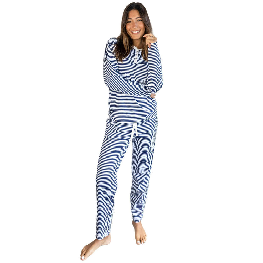 Women's Marina Jersey Long PJ Set