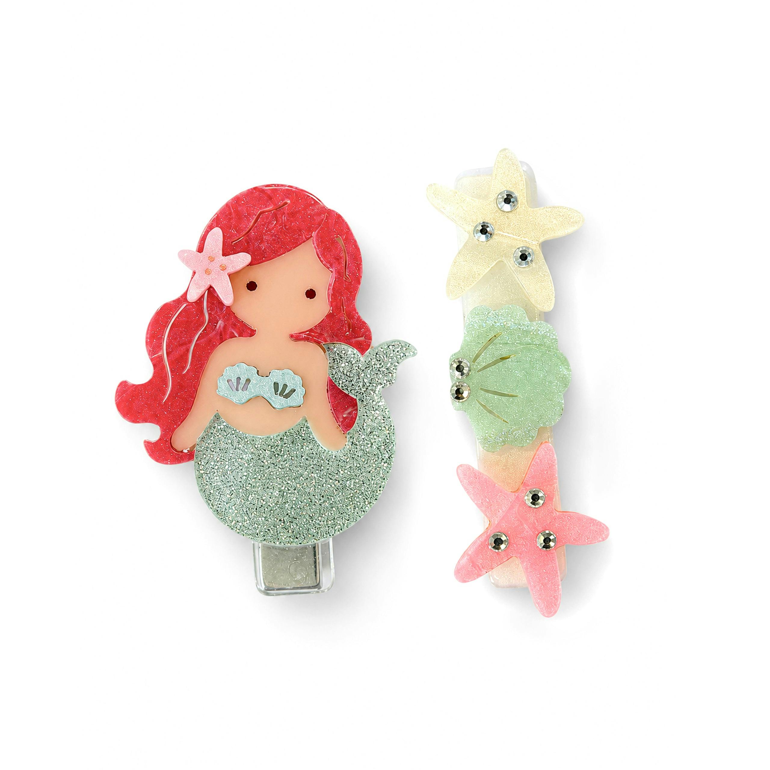 Mermaid Shimmer Hair Clips