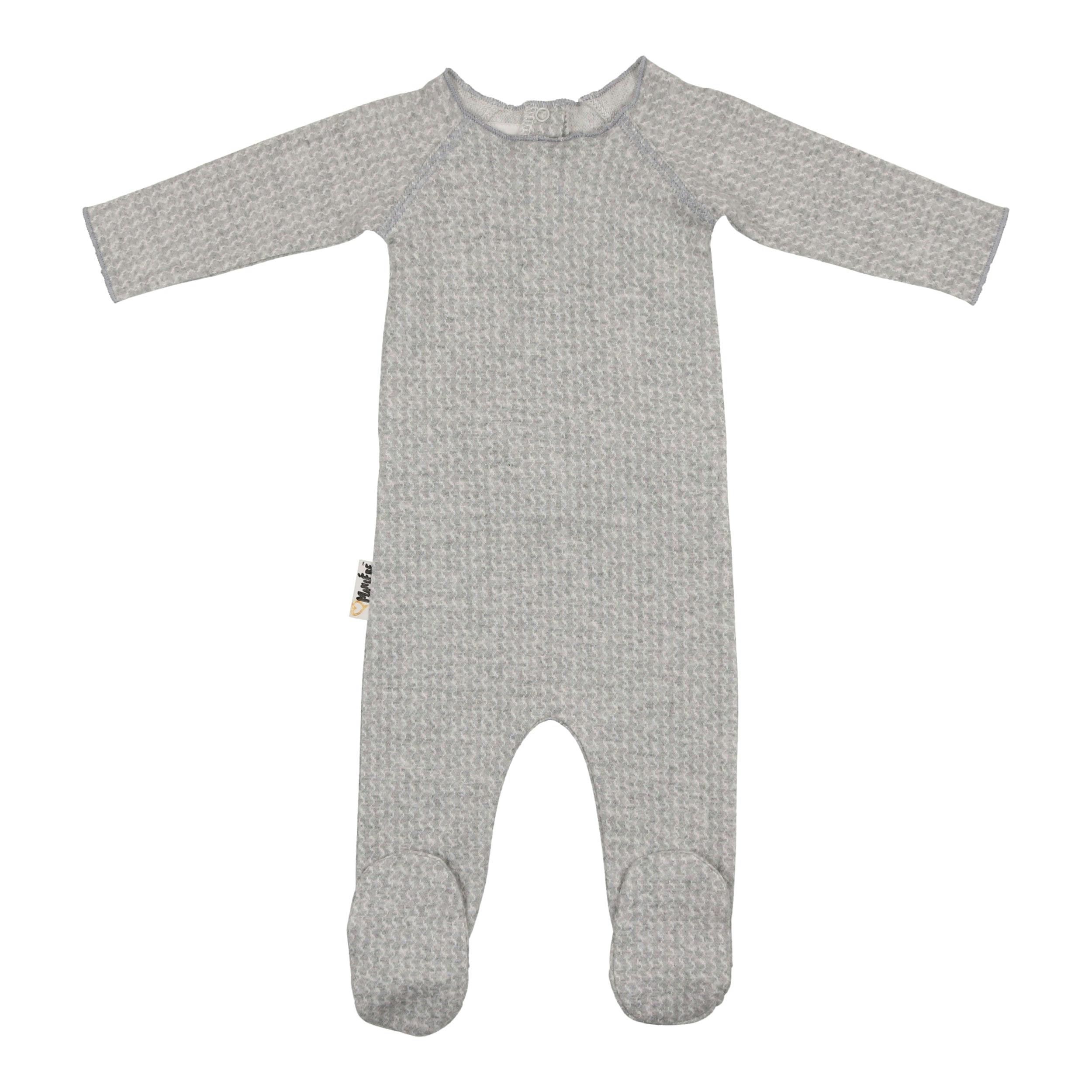 Wave Stripe Footie
