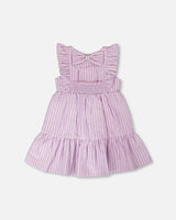 Striped Dress Lavender