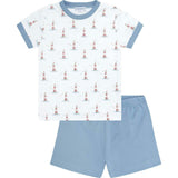 Lighthouse Print Boy Short Set