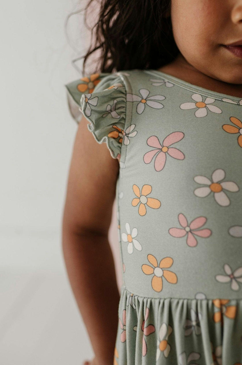 Girl's Sleeveless Twirl Dress
