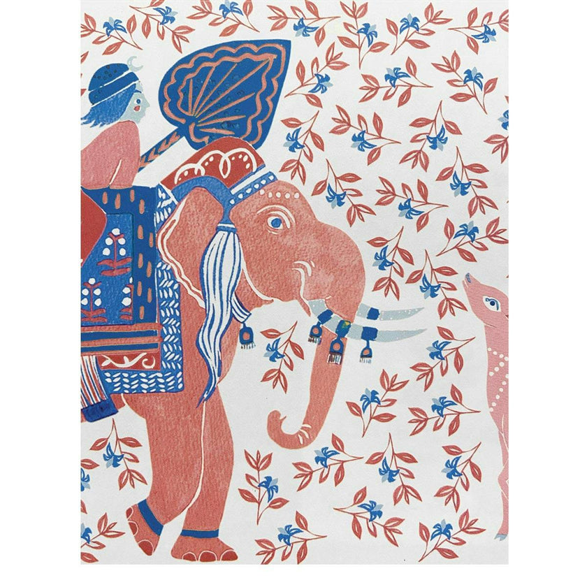 Papier peint CHALANA coloris Rubis