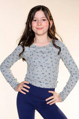 Ultra-Soft Ribbed Long Sleeve Fitted Tee