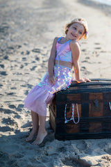 Bling Bling Mermaid Skirt & Hairclip Set