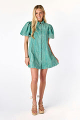 Keely Denim Dress Sage