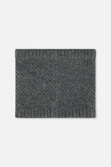 Winter Knit Neckwarmer Cool Dark Grey