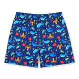 Under The Sea Print Swim Trunk