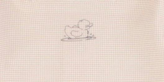 Striped Ducky Footie And Bonnet