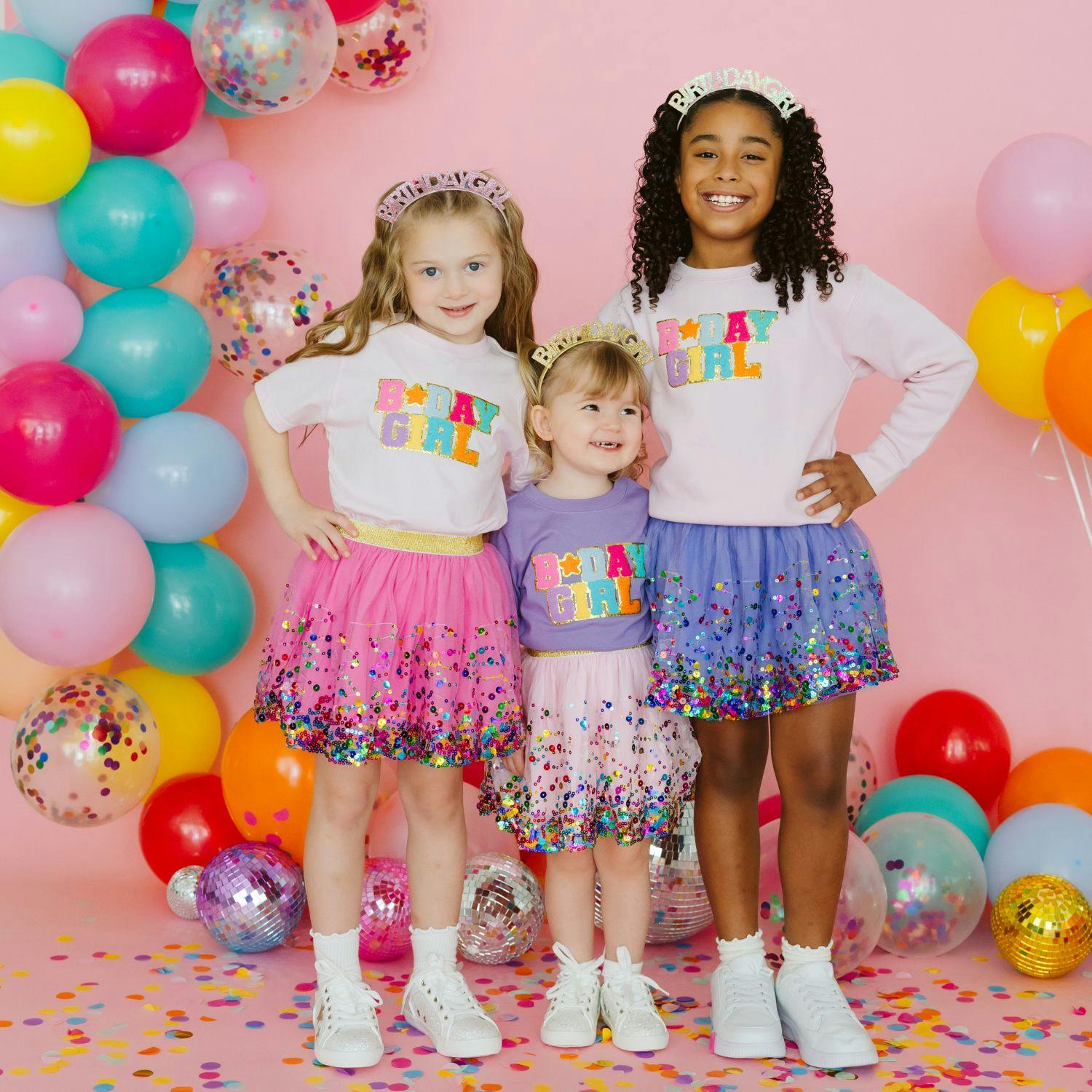 Birthday Girl Patch Short Sleeve T-Shirt