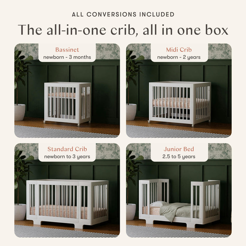 Babyletto Yuzu 8-in-1 Convertible Crib with All-Stages® Conversion Kits