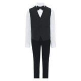 Black Classic Glitter Lapel Suit