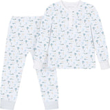 Little Airplanes Pima Long Pajama Set