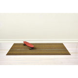 Skinny Stripe Shag Floor Mat, Multi