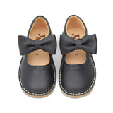 Martha Bow Mary Jane Kids Shoe - Navy Leather
