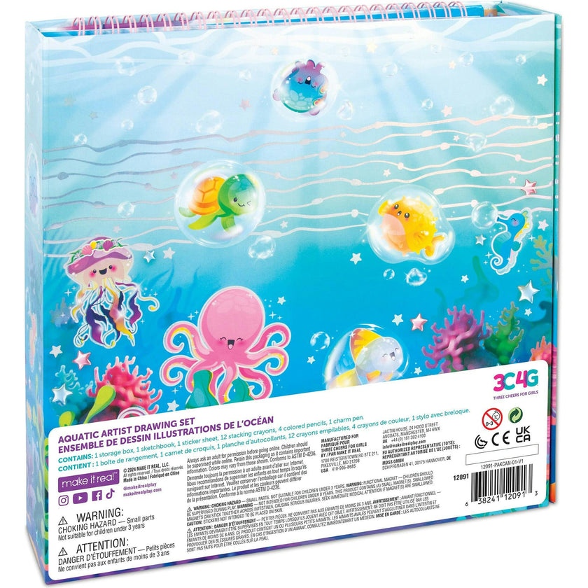3C4G: Seas The Day! Aquatic Artist Drawing Set
