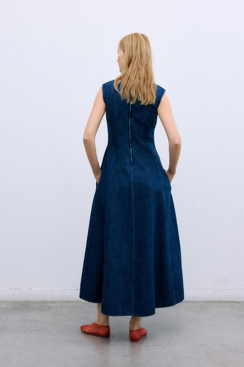 TNS Denim Woman Dress Indigo Denim