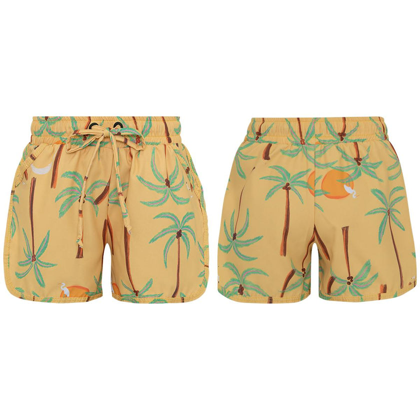 PALMERAS AMARILLO - GIRL SWIMSHORT
