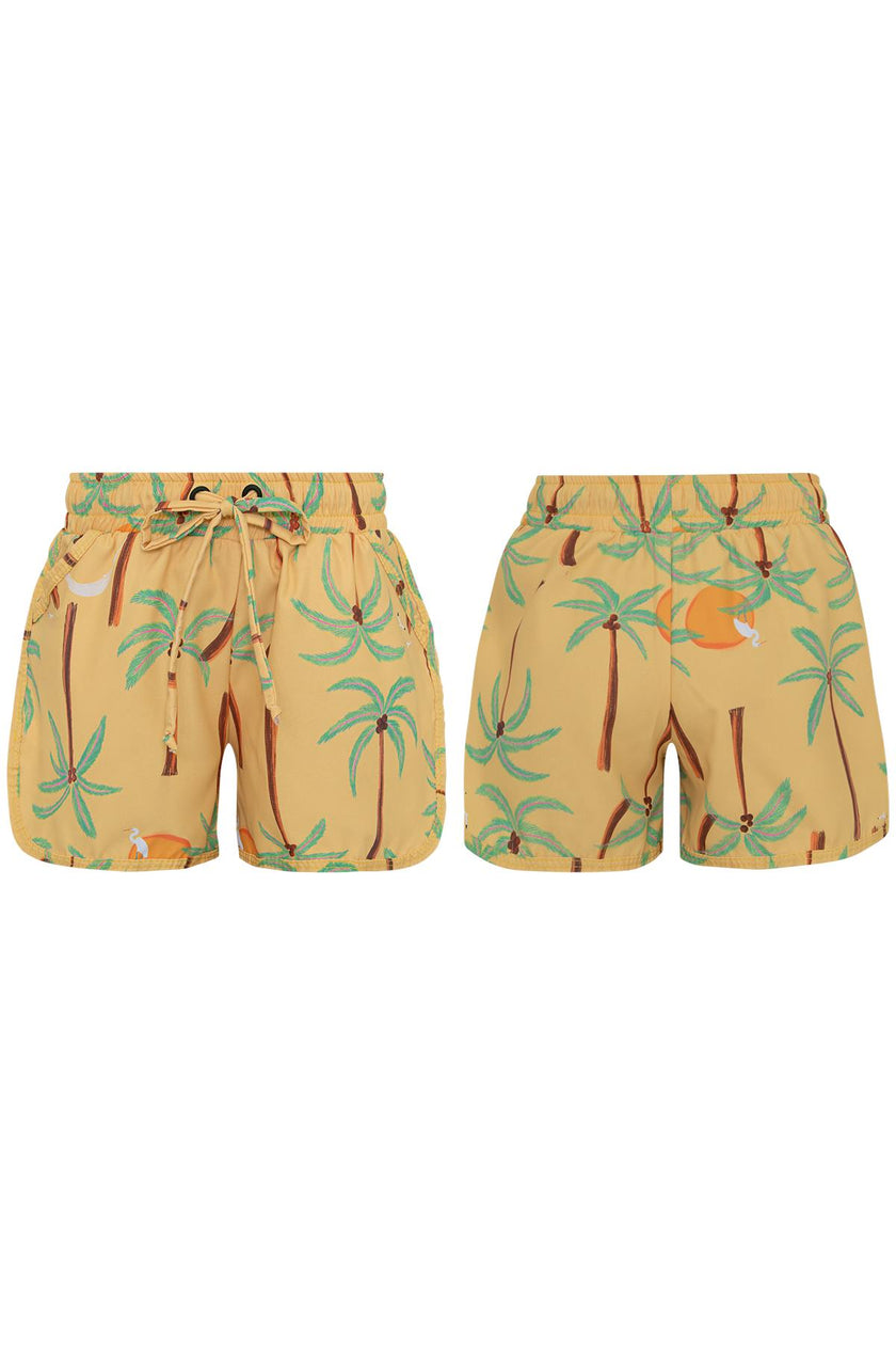 PALMERAS AMARILLO - GIRL SWIMSHORT
