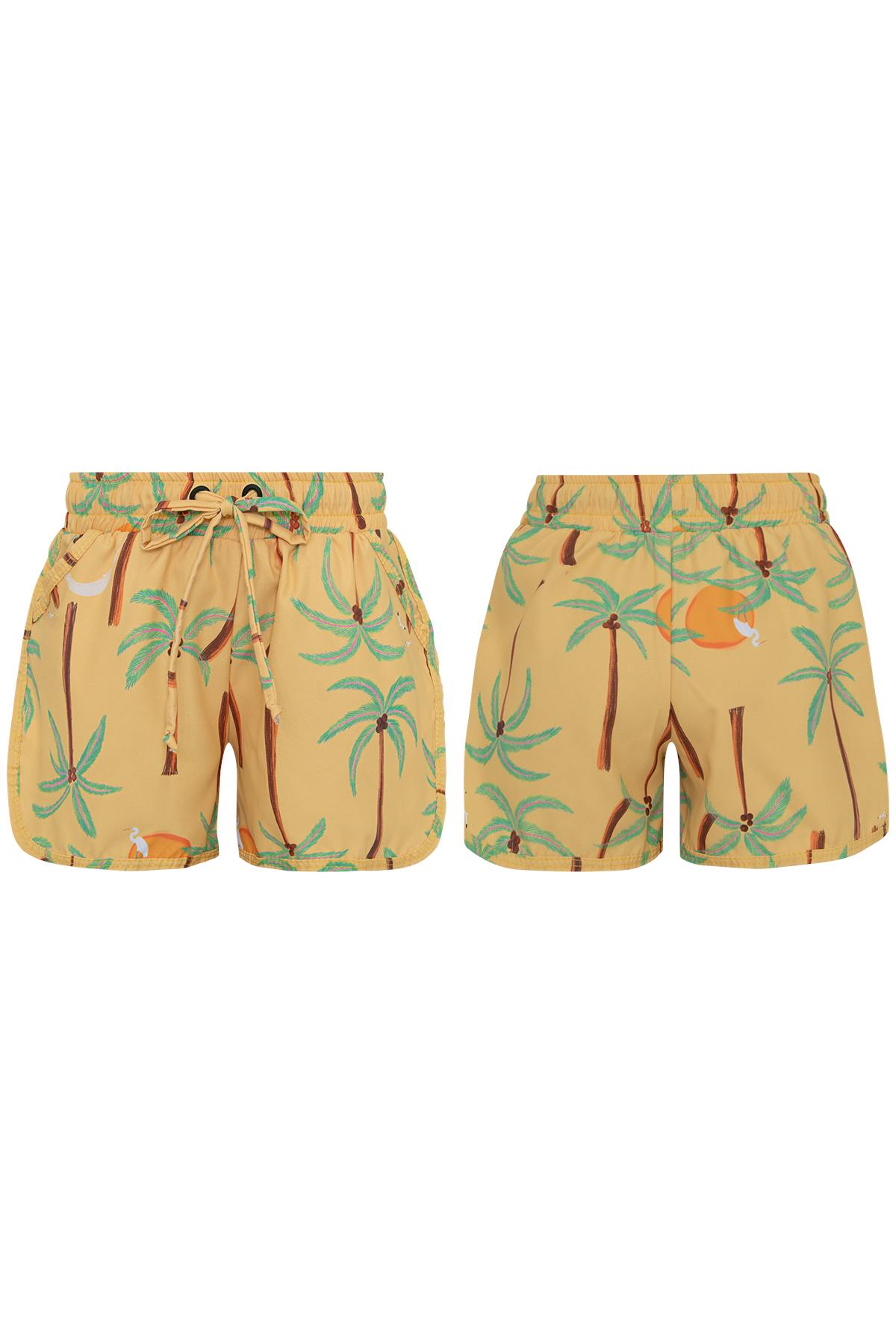 PALMERAS AMARILLO - GIRL SWIMSHORT