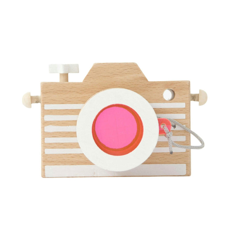 Kaleidoscope wooden camera
