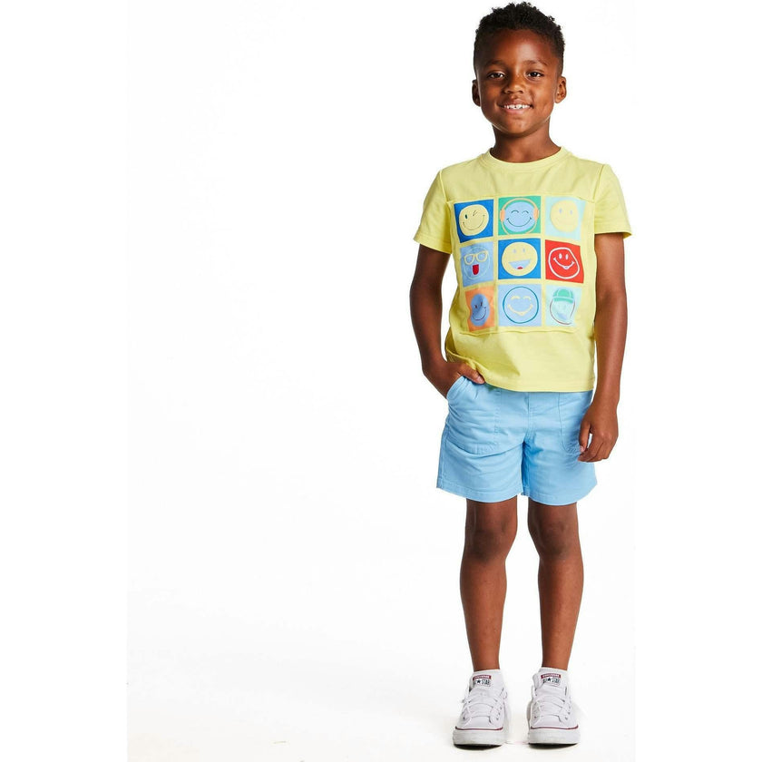 Boys Graphic Tee | Smiley Pop Art