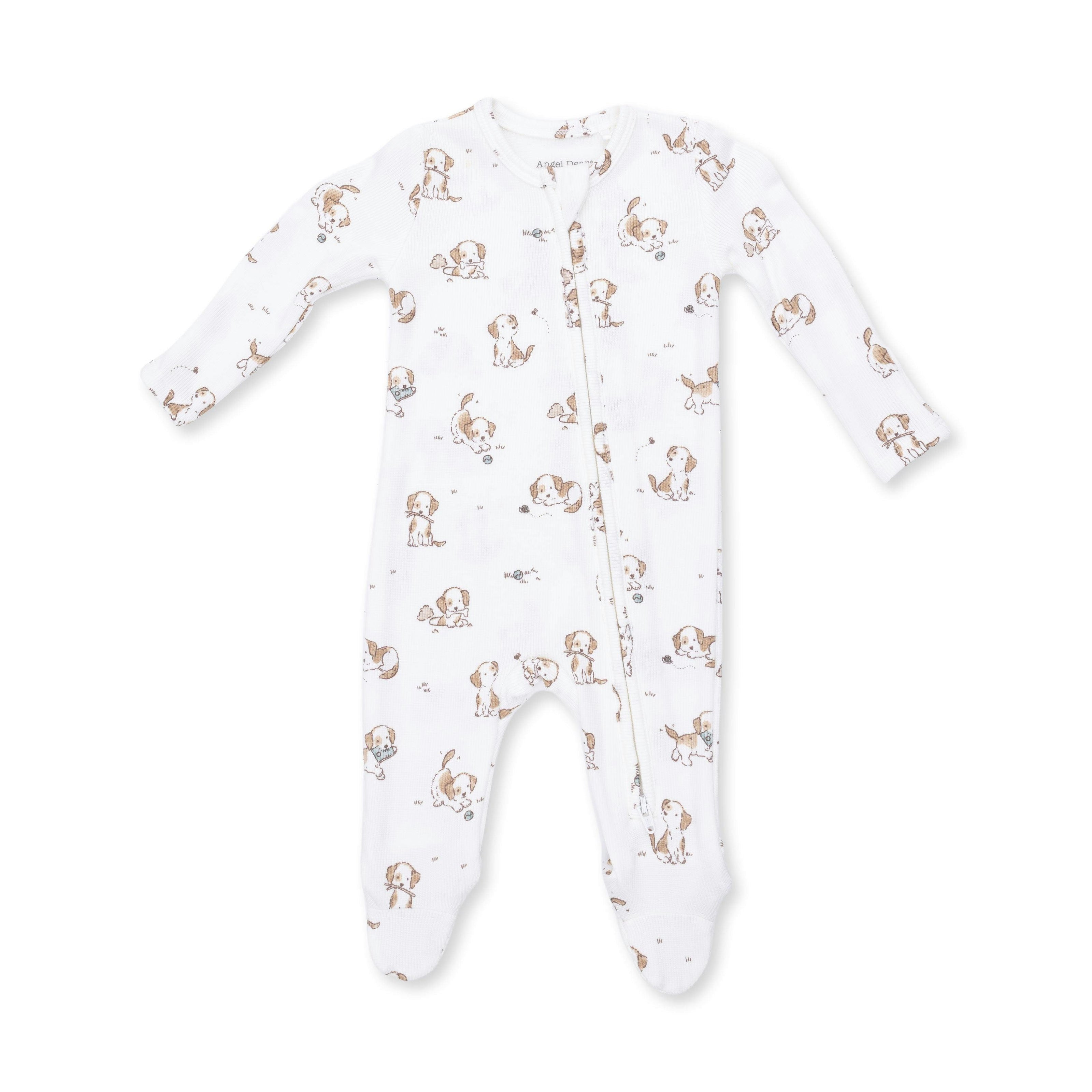 Explorer Puppy Blue - 2 Way Zipper Footie