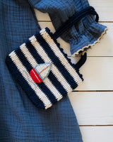 Crochet Purse in Sail Away