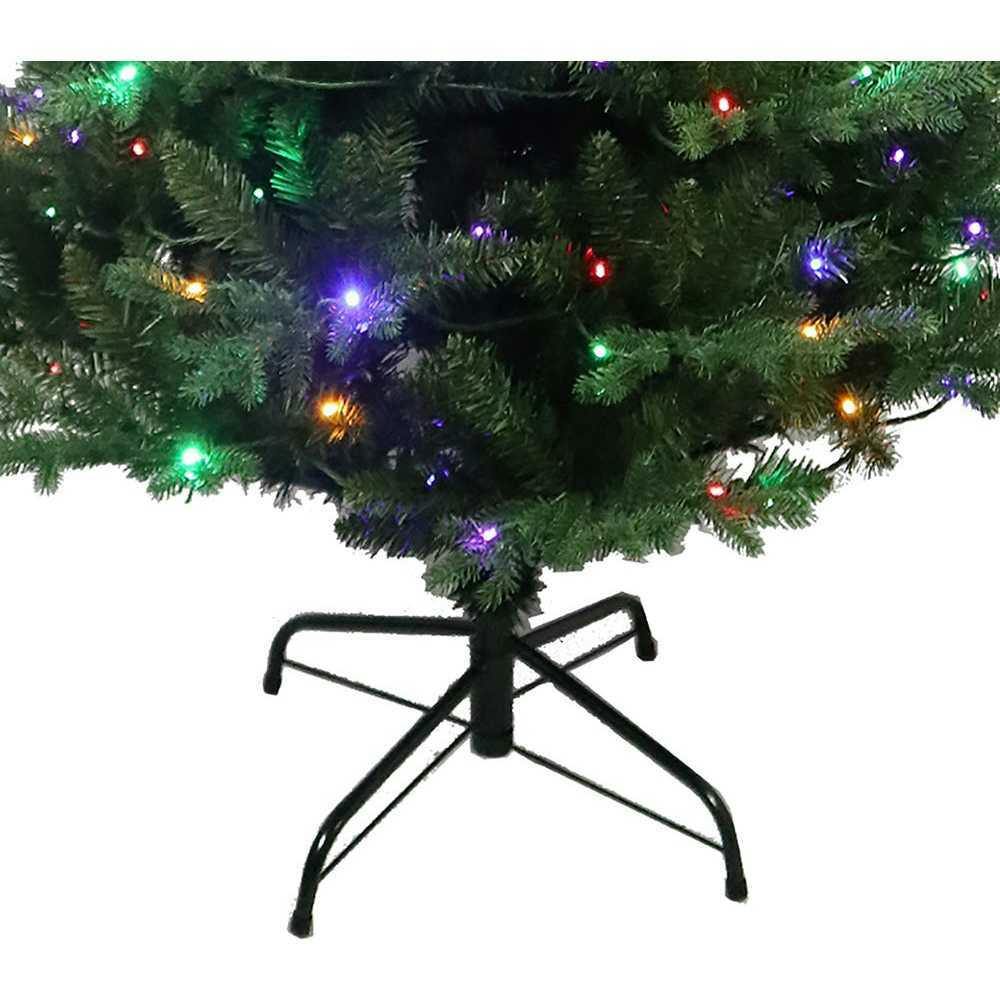 6-Foot Pre-Lit Multi-Colored LED Jackson Pine Tree