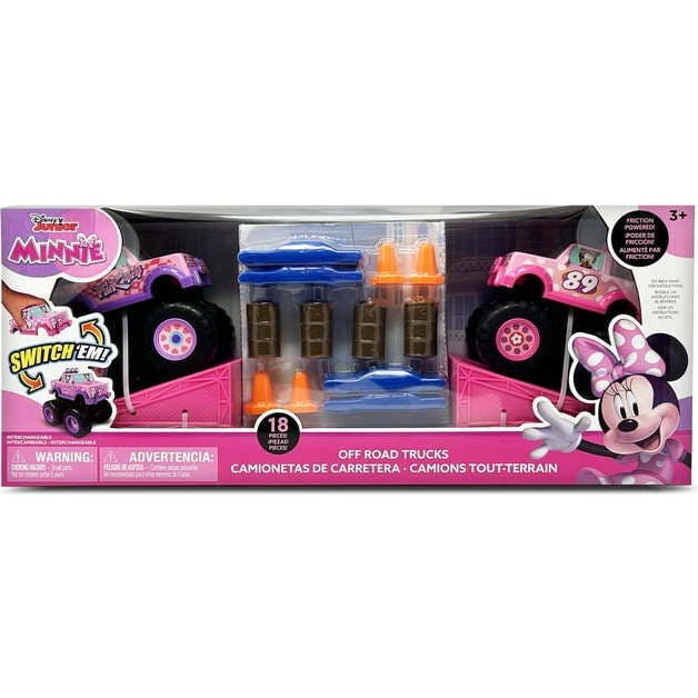 Minnie 18 Piece Off-Road Monster Truck Playset
