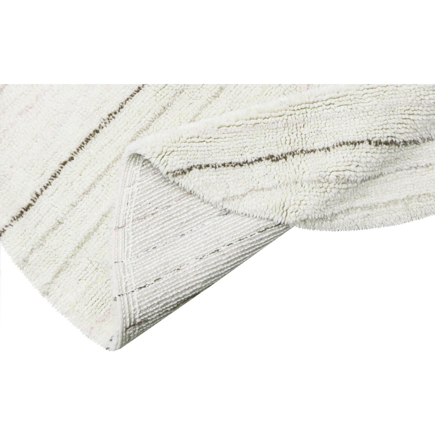 Arona Round Woolable Rug With Tri-Color Tassels