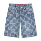 Denim shorts for Boy with logo