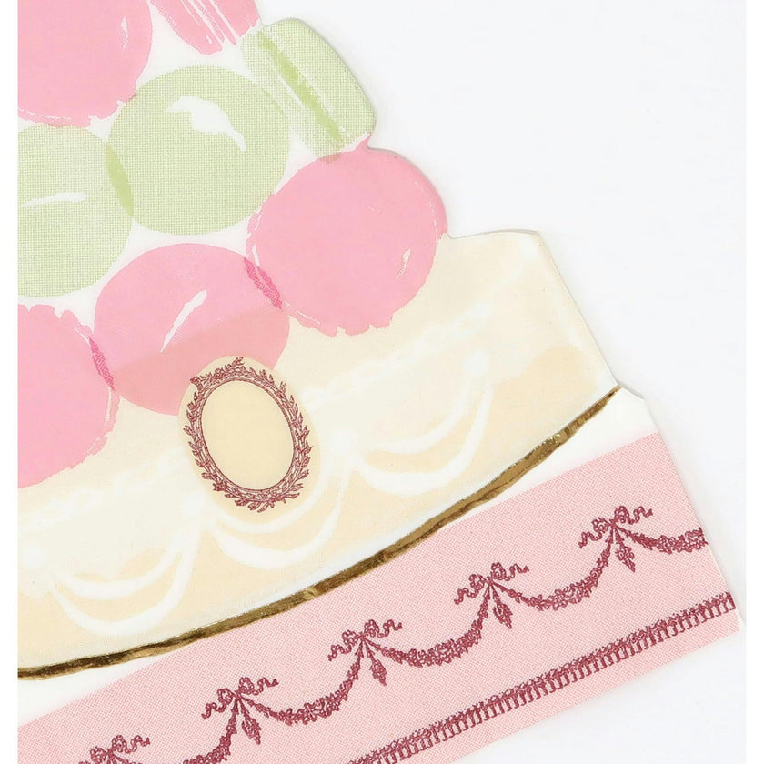 Meri Meri x Ladurée Paris Macaron Pyramid Napkins