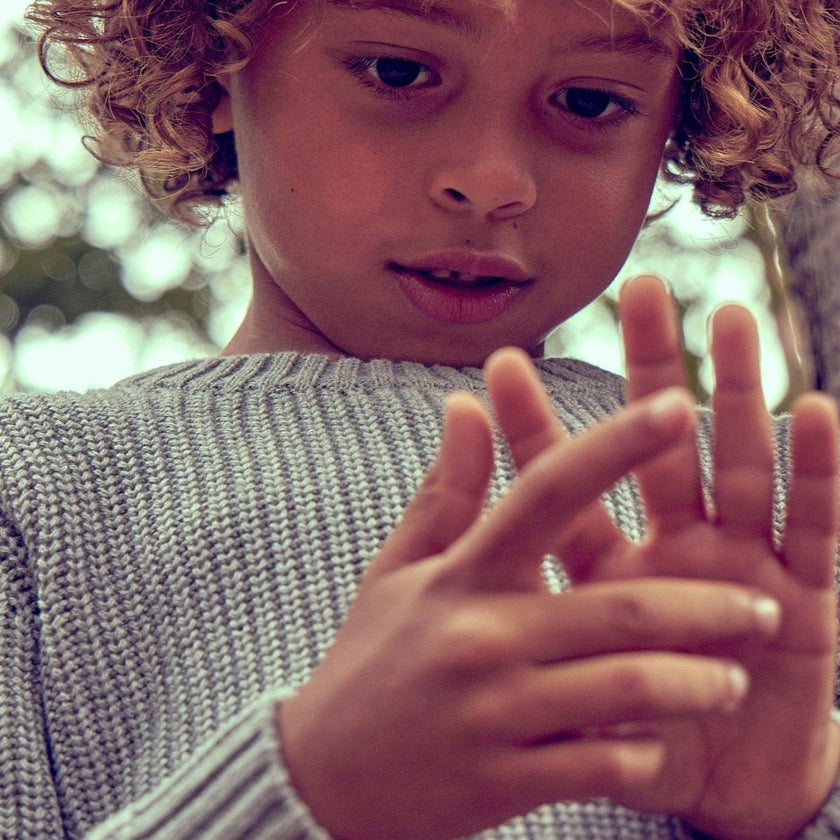Classic Fisherman Jumper | Oxford Grey