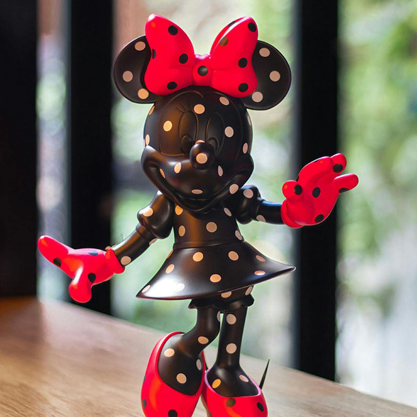 Minnie POLKA Black & Red 12in