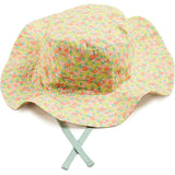 Annie Apple Print Beach Hat in Green (S-L)