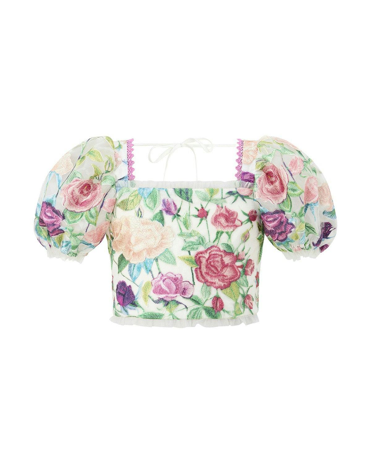 Rachelle Embroidered Top